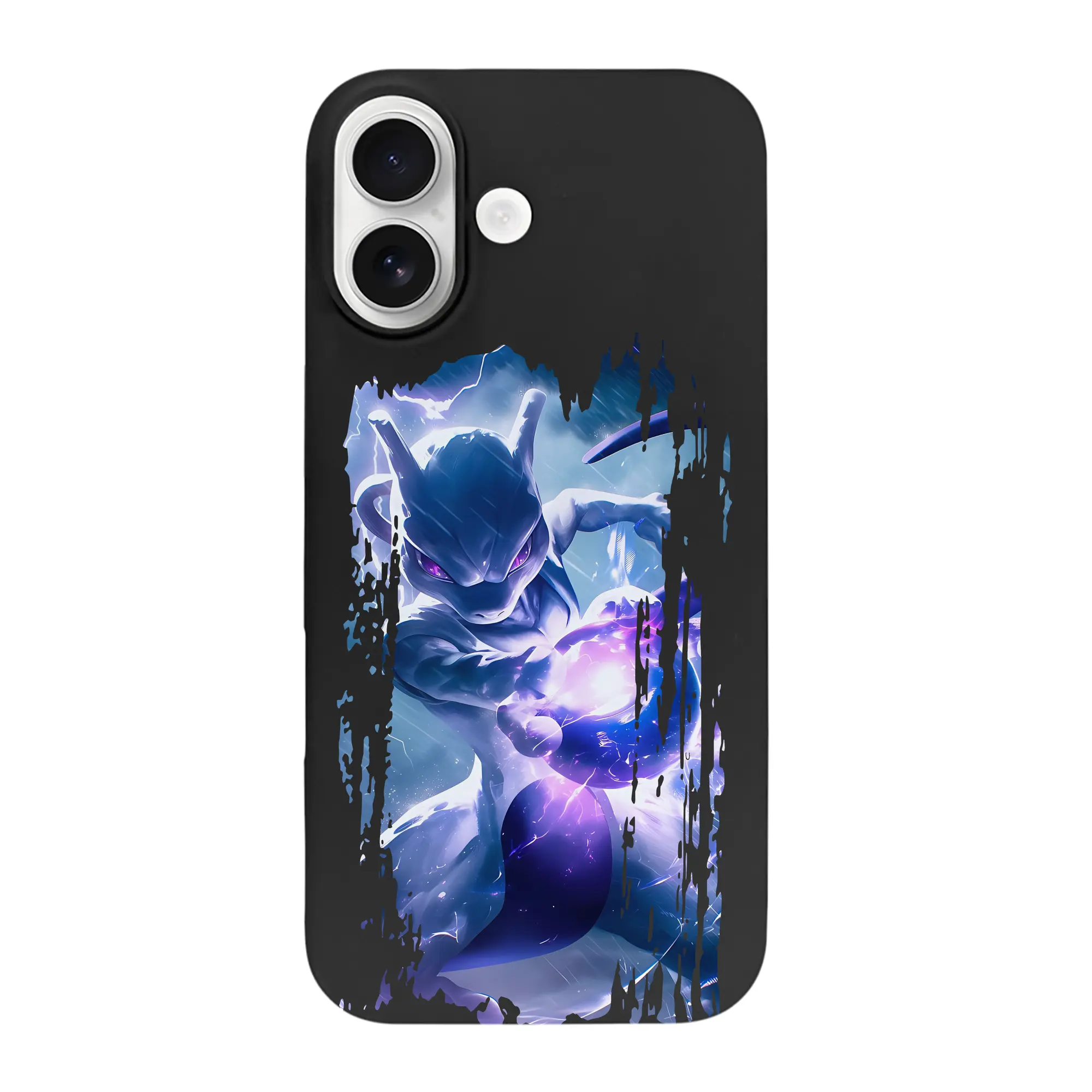 ポケモン グッズ,ミュウツー - iPhone 17 シリーズ シリコンケース 薄型 耐衝撃 指紋防止 ソフトタッチカバー 精密フィット 傷防止 保護ケース iPhone 17/17 Air/17 Pro/17 Pro Max 対応